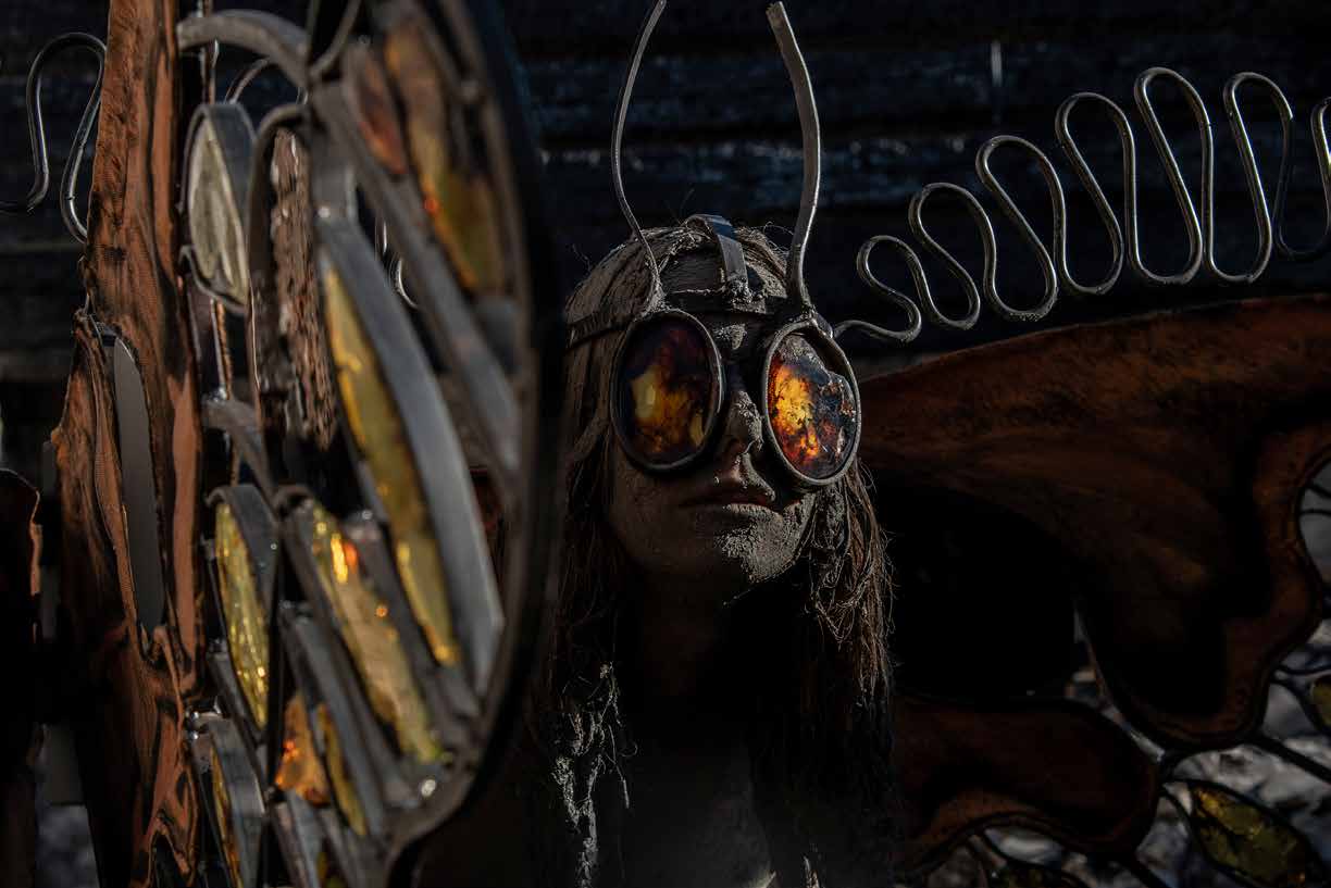 Fotoperformance · Aleteo Negro