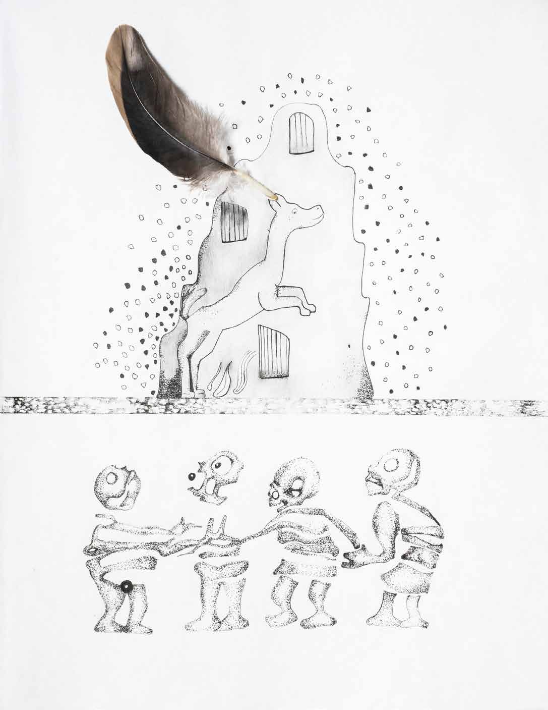 Dibujo · El Baile de los Muertos