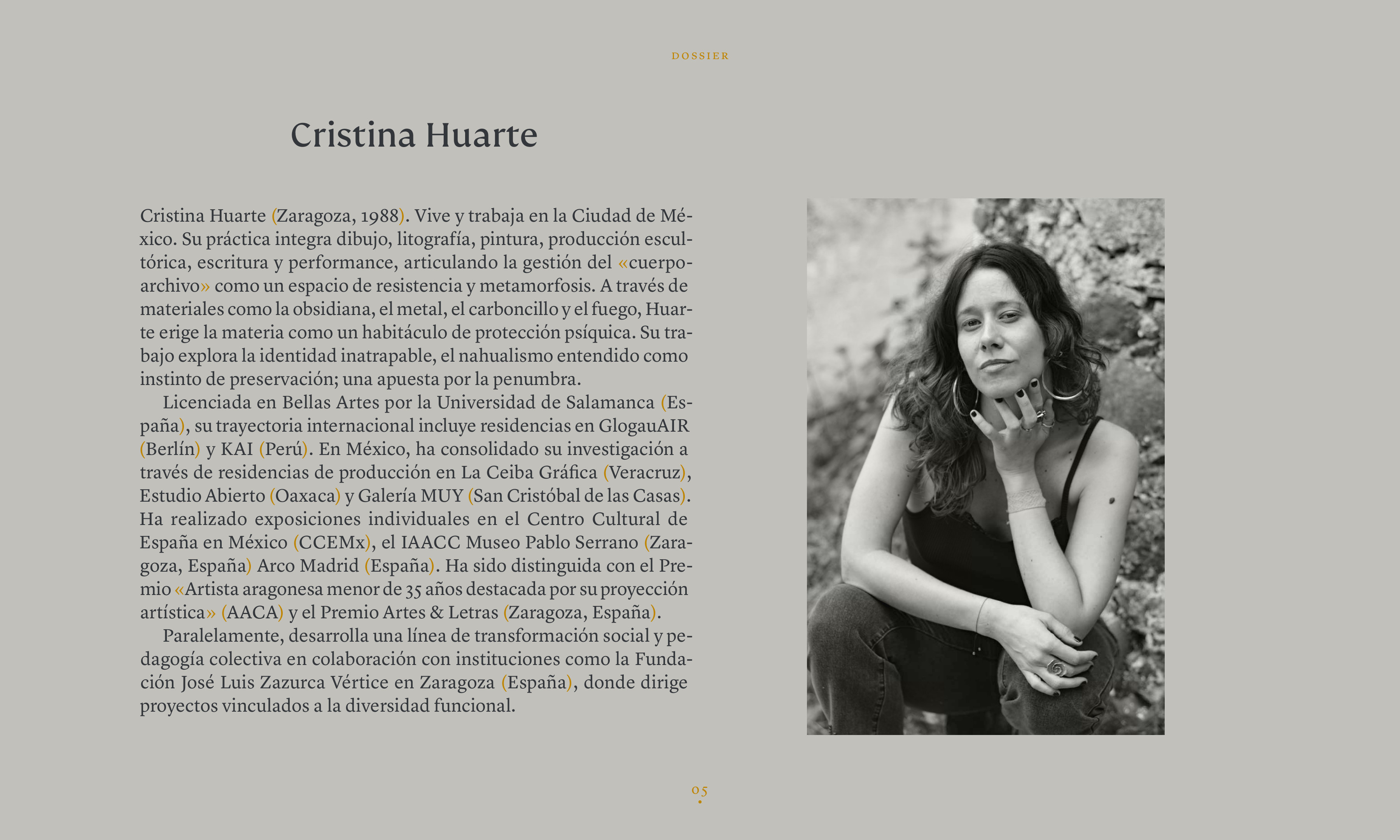 Cristina Huarte — retrato