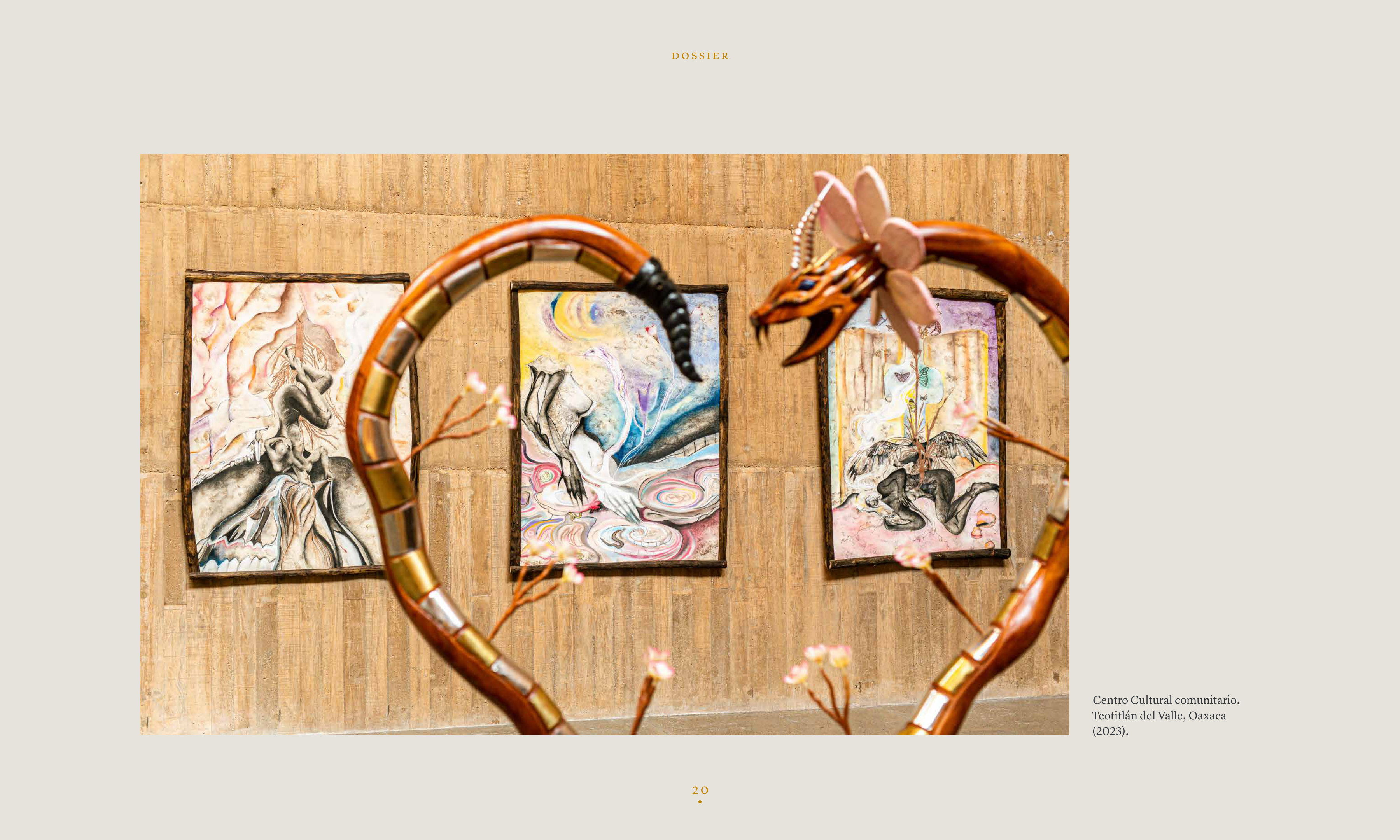 Inflorescencia — instalación Oaxaca