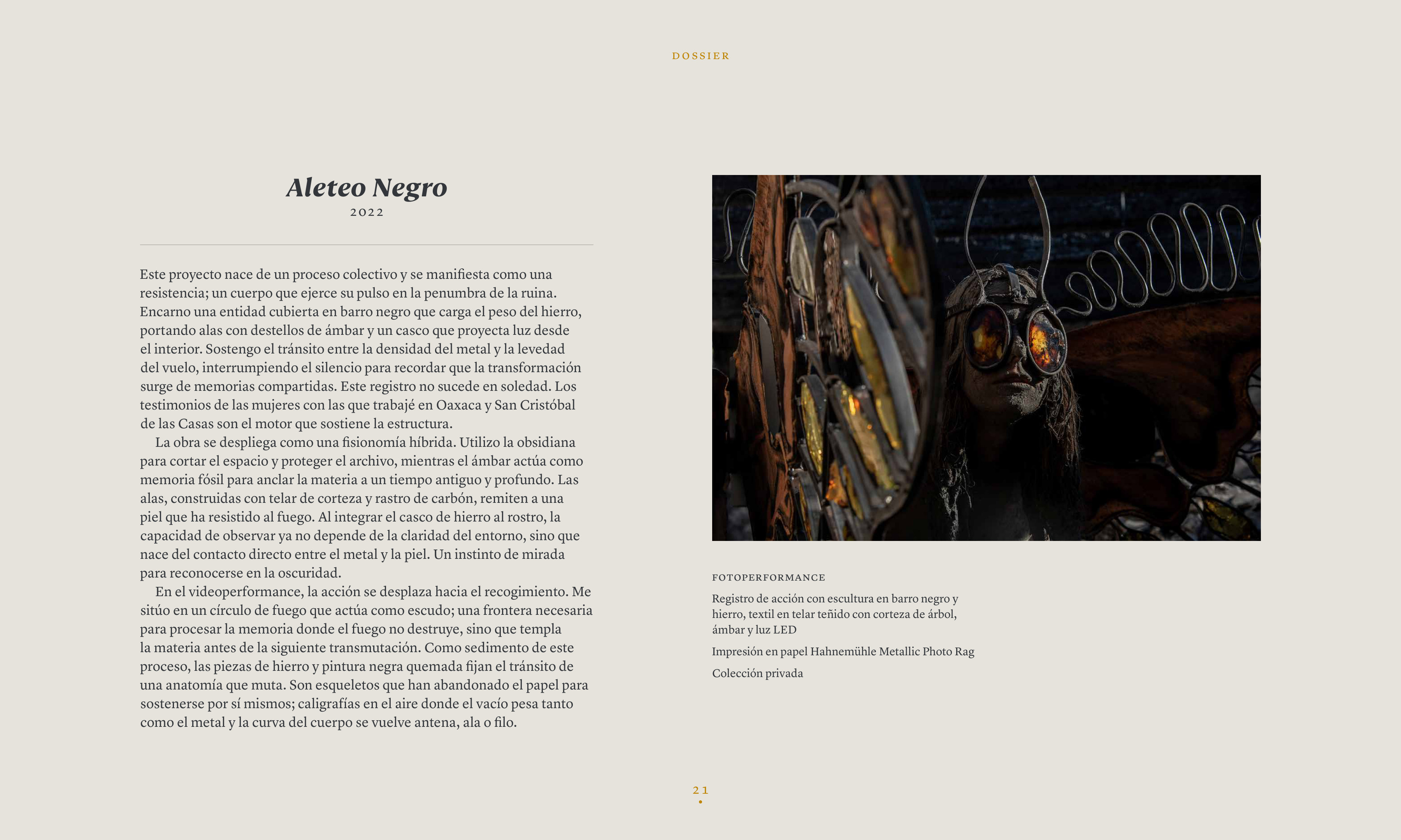 Aleteo Negro — fotoperformance