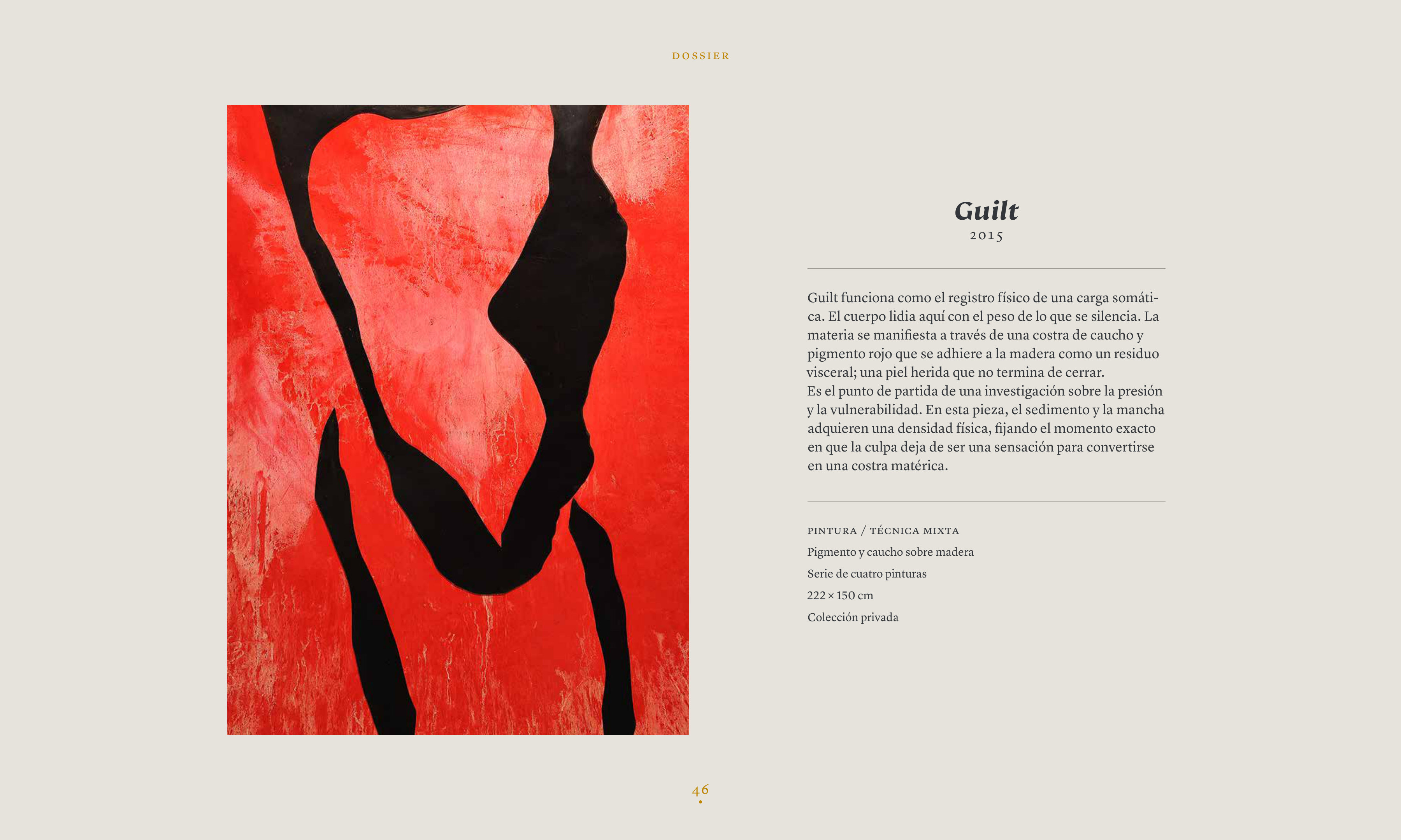 Guilt — caucho rojo